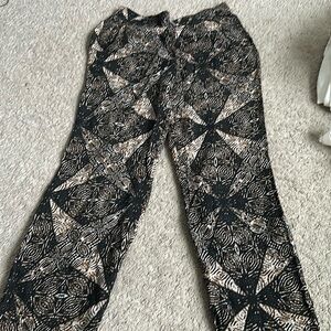 A. Byer Patterned Flare Pants
